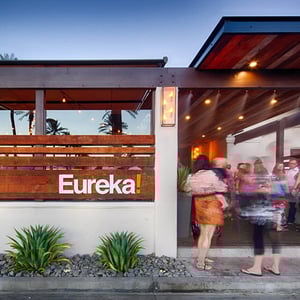 Photo of front of Eureka! Restaurant in Indian Wells 