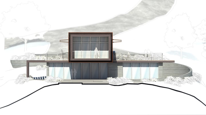Axis House-3-Rendering of front elevation