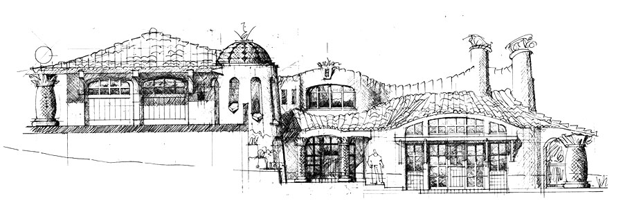 Gaudi Inspired Tea Fire Rebuild Santa Barbaratif
