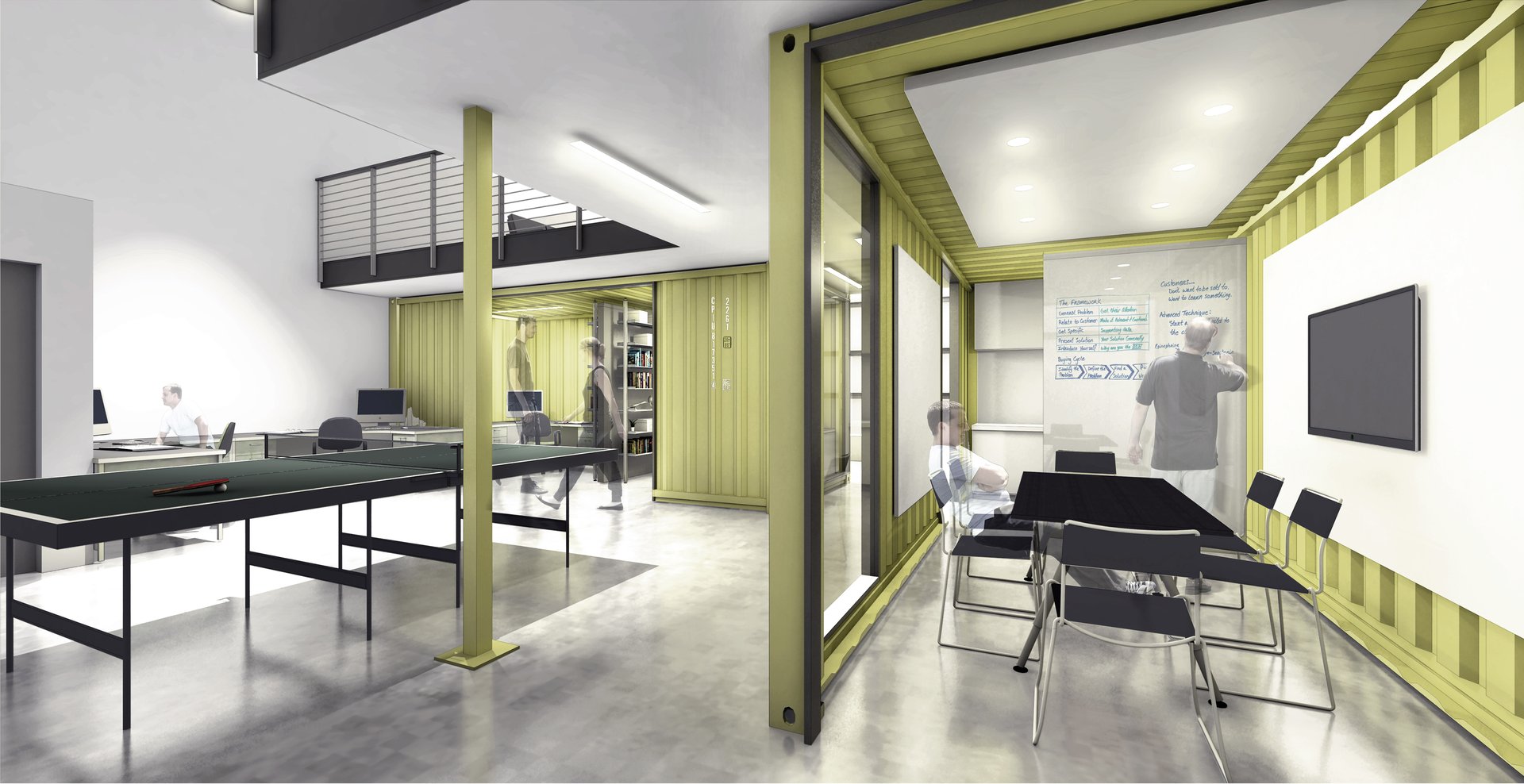 Wi Co Warehouse Interior Container Office