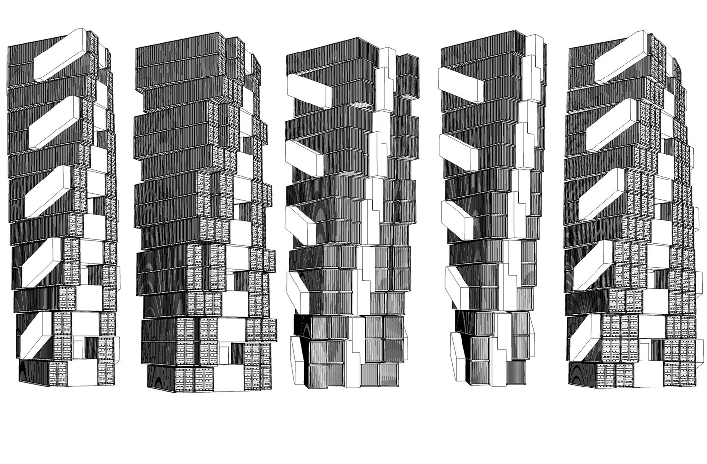 WWII Adaptive Re-Use - 1 - Multiple Renderings