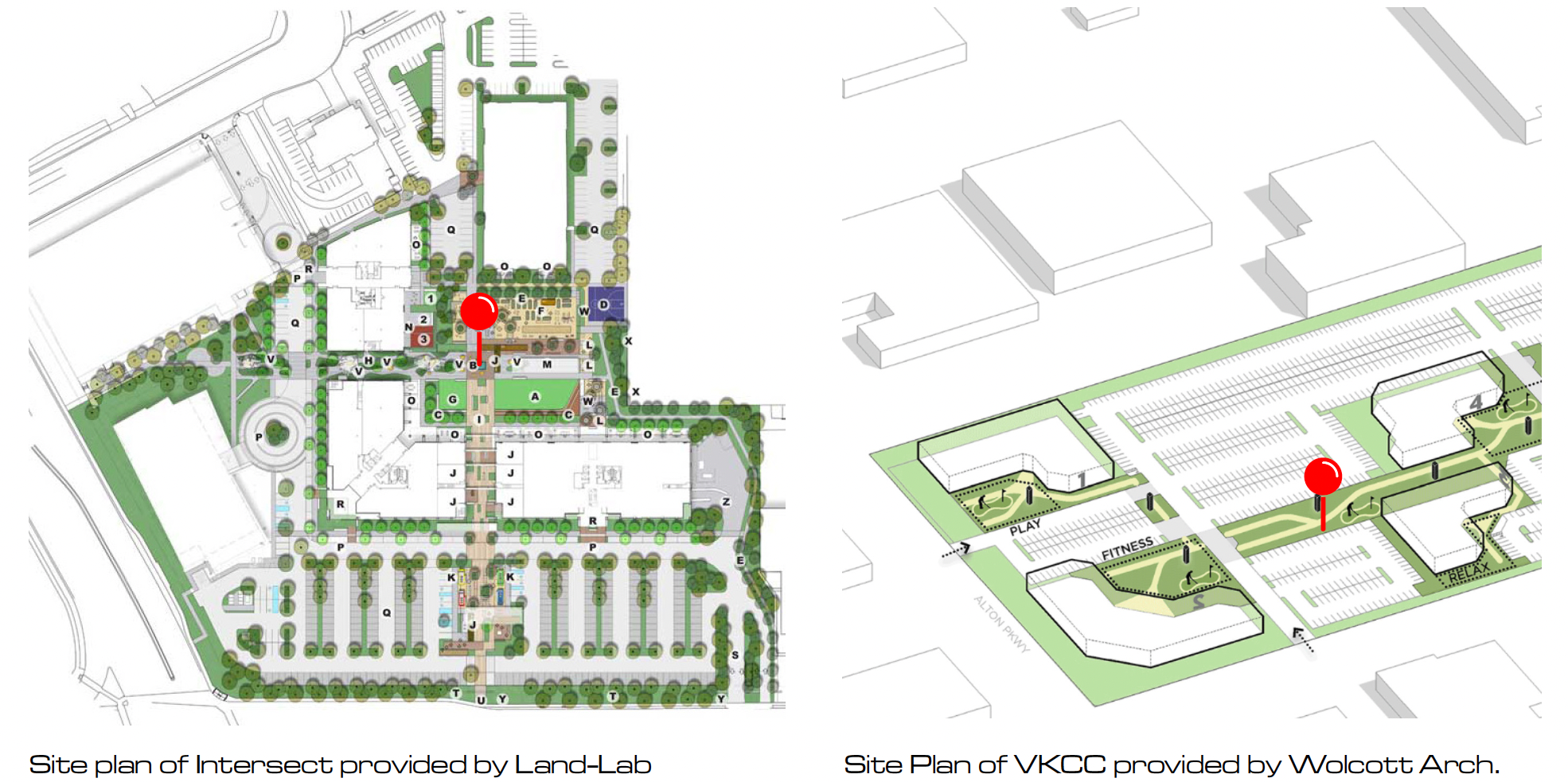 Graphic maps of the Irvine Campus depicting the locations of the two modular construction projects