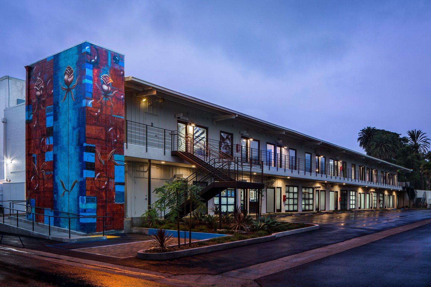 Soco Commercial-5-store front facade with small mural