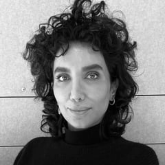 Sara Ghaderpour Headshot B+W