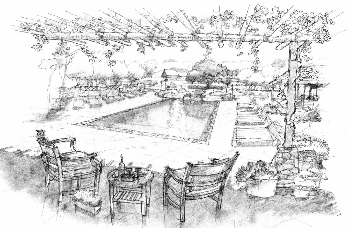 Zaca Creek - 5 - Hand Rendered Image Lounge