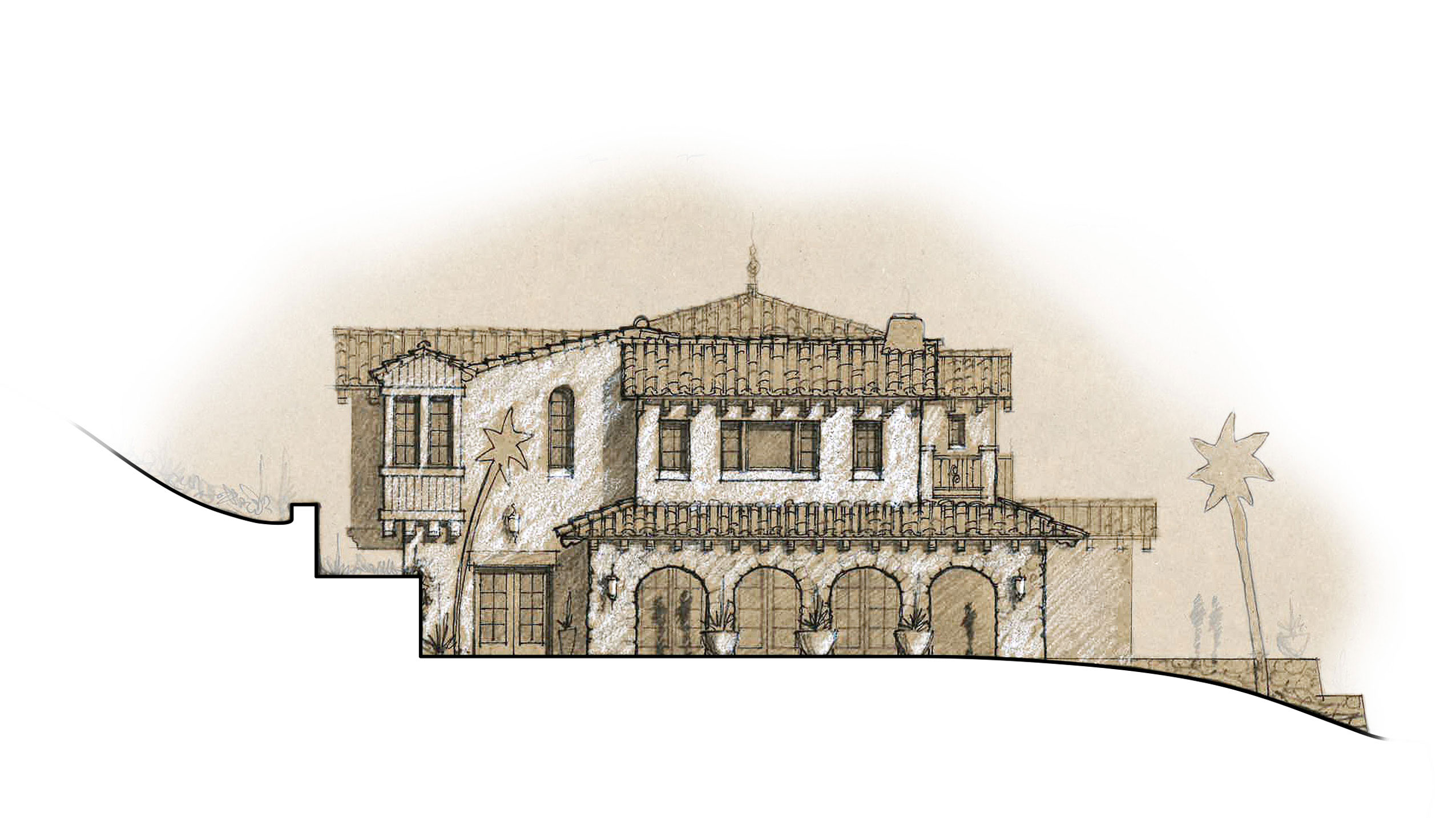 hacienda-de-santa-barbara-handdrawn-north-elevation(web)