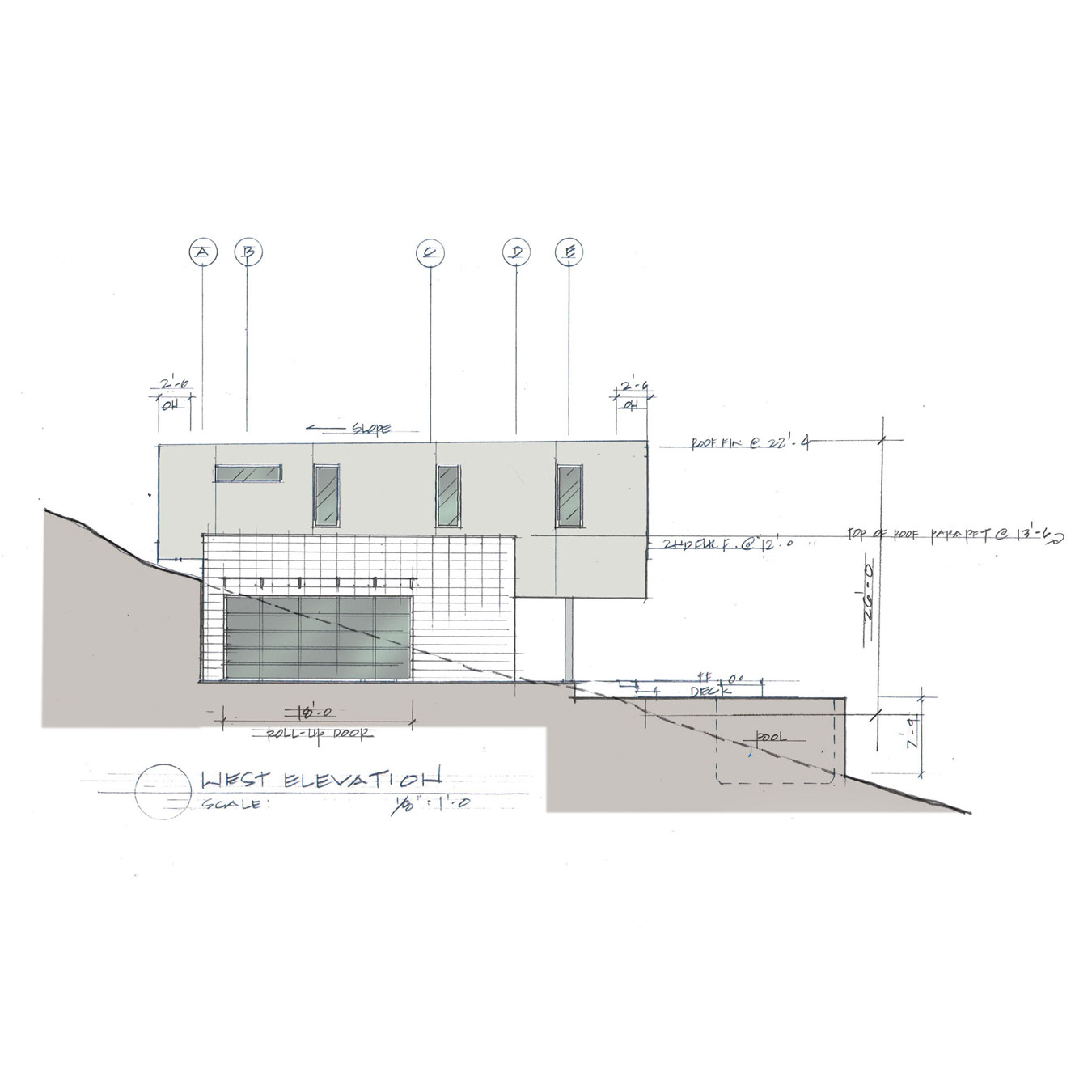 shipping-container-home-handdrawn-west-color-elevation(web)-1